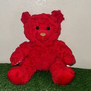 Build-A-Bear Red Rose Teddy Bear